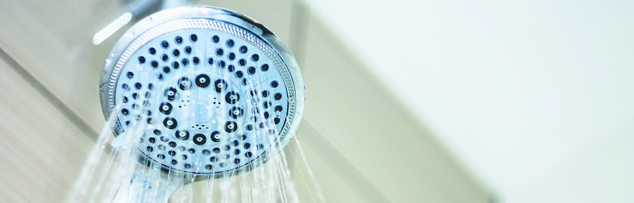 Doccetta con getto d'acqua